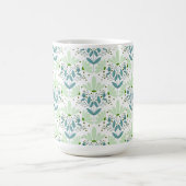 Grüne und blaue Träume blühende Tasse (Mittel)