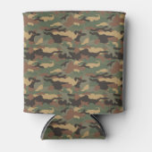 Grüne und braune Baumrinde, Sportler können sich k Dosenkühler (Vorderseite)