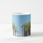 Grüne und braune Palmen Kaffeetasse (Mittel)