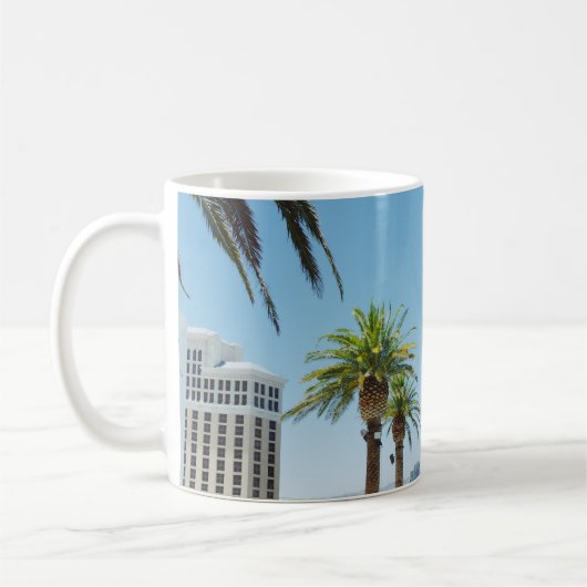 Grüne und braune Palmen Kaffeetasse (Links)