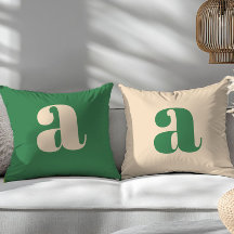 Grüne und cremefarbene Retro, moderne erste