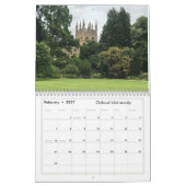 Grüne und Gärten in Oxford, UK Calendar 2025 Kalender (Feb 2027)