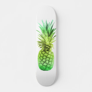 Grüne und gelbe Ananas Skateboard