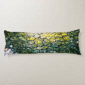 Grüne und gelbe Baumrinde Seitenschläferkissen (Rückseite)