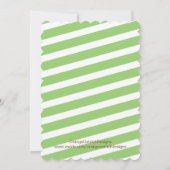 Grüne und gelbe Eier | Neutrale Doppeldusche Einladung (Rückseite)