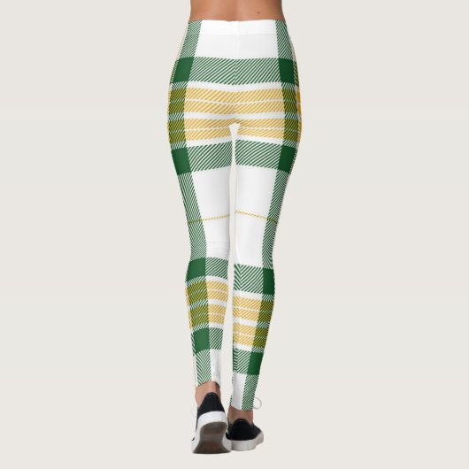 Grüne und gelbe Leggings (Rückseite)