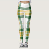 Grüne und gelbe Leggings (Vorderseite)