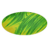 GRÜNE UND GELBE PFLANZE SCHNEIDEBRETT (Ecke)