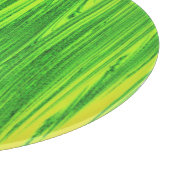 GRÜNE UND GELBE PFLANZE SCHNEIDEBRETT (Ecke)