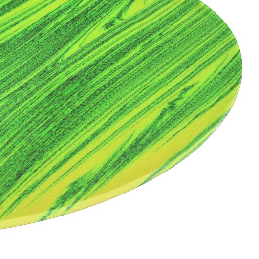 GRÜNE UND GELBE PFLANZE SCHNEIDEBRETT (Ecke)