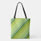Grüne und gelbe Streifen Tasche (Rückseite)