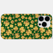 GRÜNE UND GOLD IRISCHE KLEEBLÄTTER Case-Mate iPhone HÜLLE (Rückseite (Horizontal))