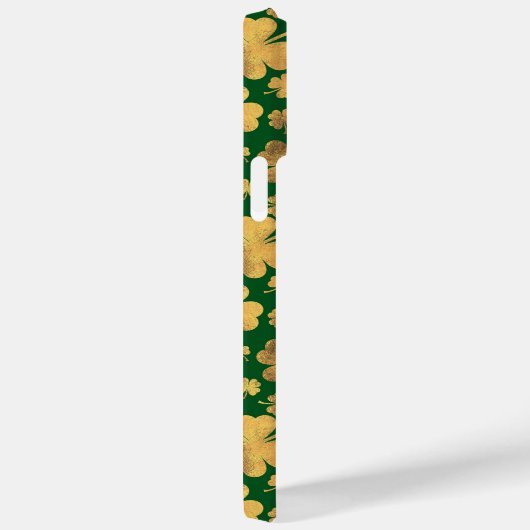 GRÜNE UND GOLD IRISCHE KLEEBLÄTTER Case-Mate iPhone HÜLLE (Rückseite / Rechts)