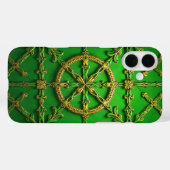 GRÜNE UND GOLD IRISH CELTIC-KLEEBLATT Case-Mate iPhone HÜLLE (Rückseite (Horizontal))