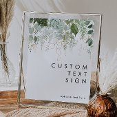 Grüne und Gold Leaf Karten und Geschenke nach Maß Poster