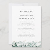 Grüne und goldene Berge, in denen wir uns noch imm Einladung (Vorderseite)