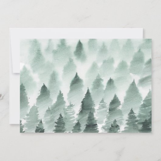 Grüne und goldene Berge Save the Date horizontal (Rückseite)