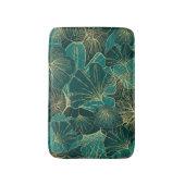 Grüne und goldene Folien Badematte (Vorderseite Vertikal)