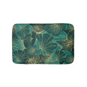 Grüne und goldene Folien Badematte (Vorderseite)