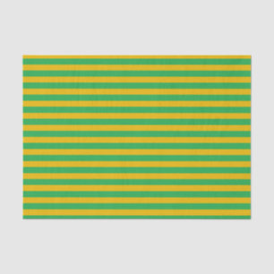 Grüne und goldene Streifen Seidenpapier
