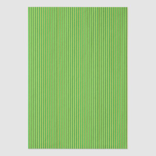 Grüne und goldene Streifen Seidenpapier (Vorderseite)
