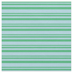 Grüne und hellblaue Linien im Meer Stoff