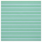 Grüne und hellblaue Linien im Meer Stoff (Muster)
