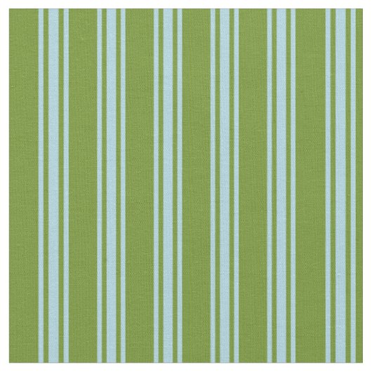 Grüne und helle blaue Streifen Stoff (Nahaufnahme)