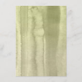 Grüne und Hydrangea Wedding Information Guest Begleitkarte (Rückseite)