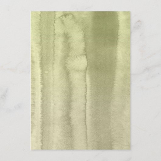 Grüne und Hydrangea Wedding Information Guest Begleitkarte (Rückseite)