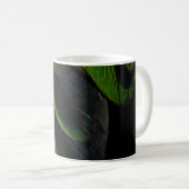Grüne und karierte Textilien Kaffeetasse (VorderseiteRechts)