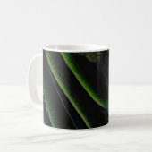 Grüne und karierte Textilien Kaffeetasse (Vorderseite Links)