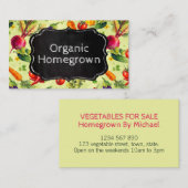 Grüne und Karton, Eigenpflanzenmuster Visitenkarte (Vorne/Hinten)