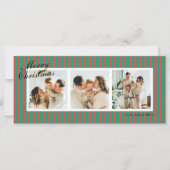 Grüne und korallenförmige Streifen 3 Foto (Vorderseite)