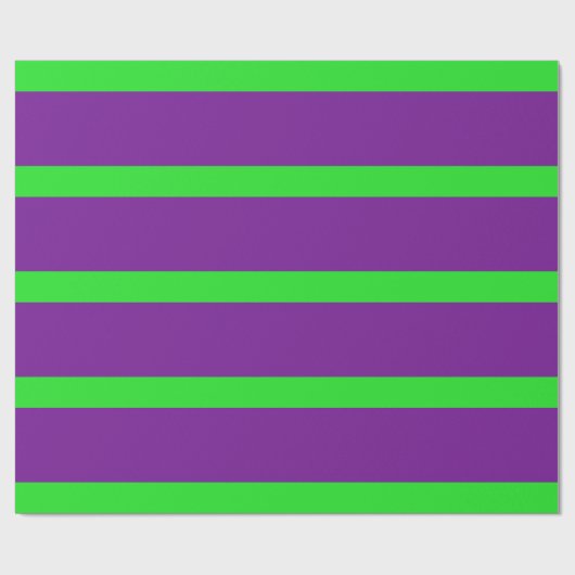 Grüne und Lila Bleistiftstreifen Geschenkpapier (Flach)