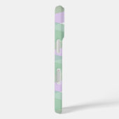 Grüne und lila Dreiecke Case-Mate iPhone Hülle (Rückseite / Rechts)
