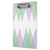 Grüne und lila Dreiecke Klemmbrett (Links)