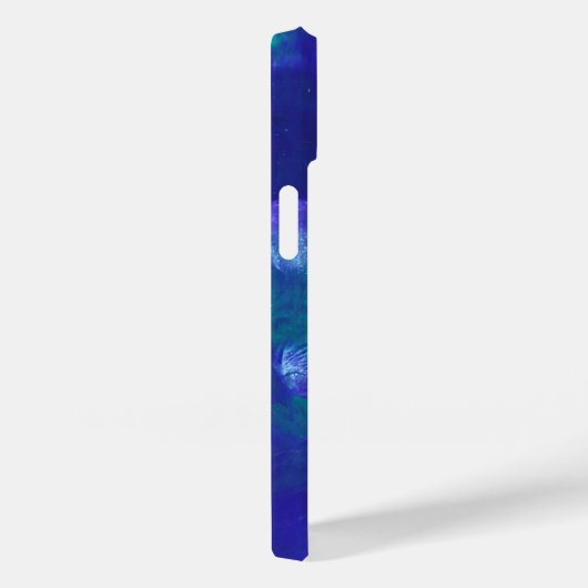 Grüne und Lila Kunst Case-Mate iPhone Hülle (Rückseite / Rechts)