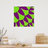 Grüne und Lila Skala Poster (Küche)