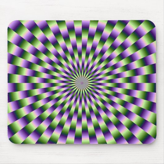 Grüne und Lila Weave Mousepad (Vorne)