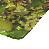 Grüne und Lila Weintrauben Schneidebrett (Ecke)