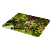 Grüne und Lila Weintrauben Schneidebrett (Ecke)