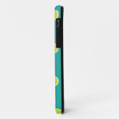 Grüne und Limone Polka-Punkte Case-Mate iPhone Hülle (Hinten/Links)