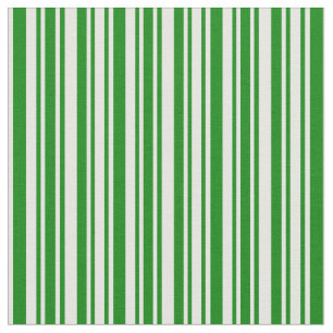 Grüne und Minze cremefarbene Linien Stoff
