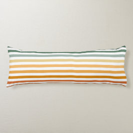 GRÜNE UND ORANGE STREIFEN UND POLKA-DOTS SEITENSCHLÄFERKISSEN