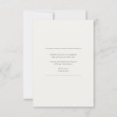 Grüne und rosa Blütenhochzeit retten das Datum Save The Date (Rückseite)