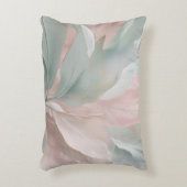 Grüne und rosa Botanische Printwerbung mit Minze Dekokissen (Vorderseite(Vertikal))