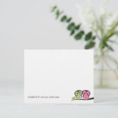 Grüne und rosa Owls Hochzeit (Stehend Vorderseite)