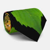 Grüne und rosa Peony Krawatte (Gerollt)