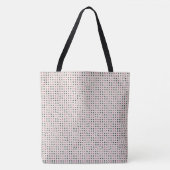 Grüne und rosa Punkte Tasche (Vorderseite)